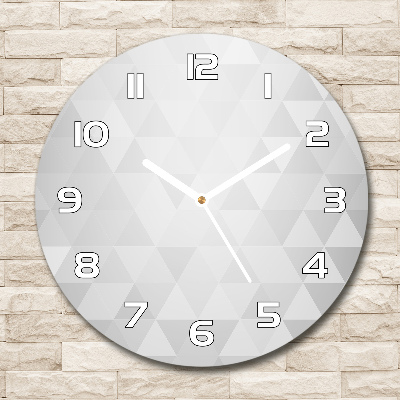 Zegar szklany okrągły Abstrakcja tło