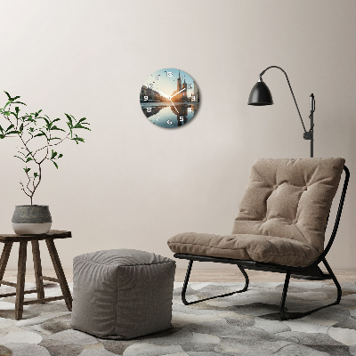 Ronde glazen klok Krakau, Polen