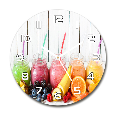 Ronde glas klok Fruitcocktails