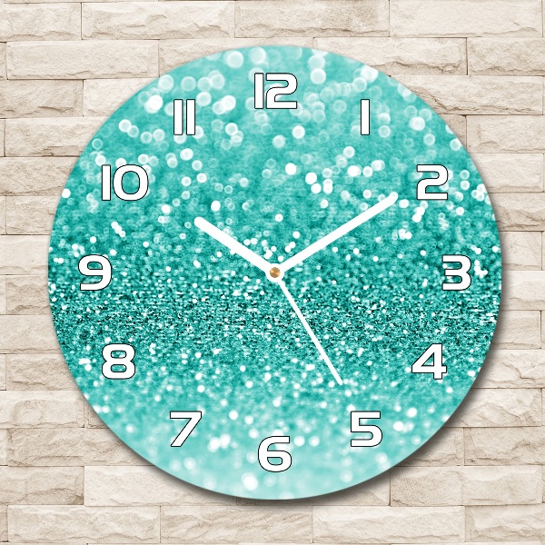 Zegar szklany na ścianę Świecidełka