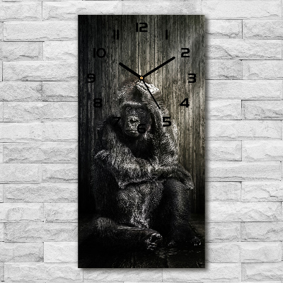 Nowoczesny zegar ścienny Goryl