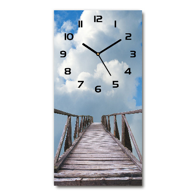 Zegar szklany ścienny Droga do nieba