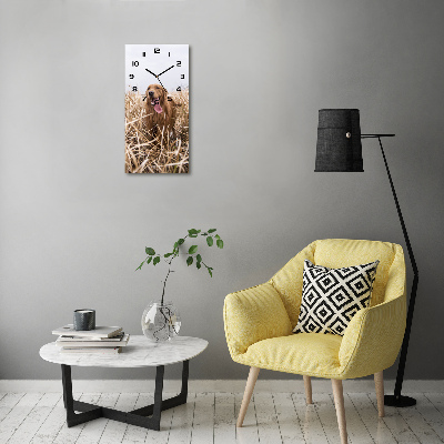 Zegar ścienny cichy Golden retriever