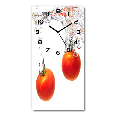 Rechthoekige glas klok Tomaten onder water