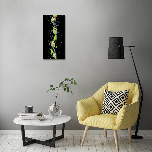 Nowoczesny zegar ścienny Kiwi