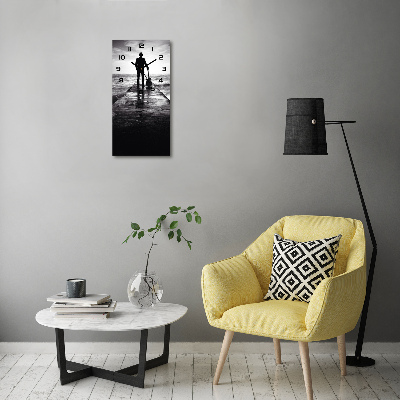 Zegar ścienny Gitarzysta na molo