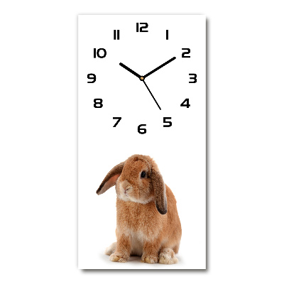 Nowoczesny zegar ścienny Królik