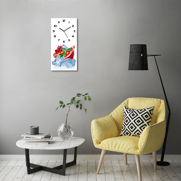 Nowoczesny zegar ścienny Granat