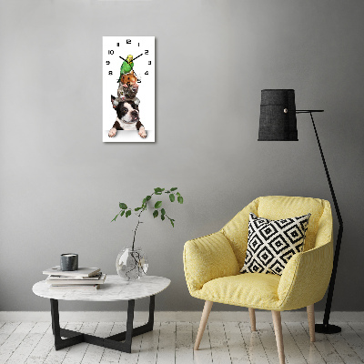 Zegar ścienny cichy Zwierzęta domowe