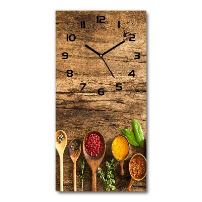Zegar ścienny Kolorowe przyprawy