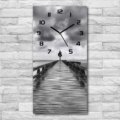 Zegar ścienny cichy Latarnia morska