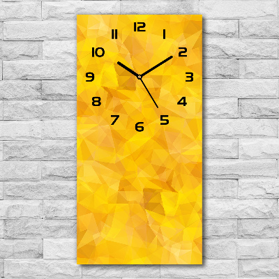 Zegar ścienny Abstrakcja trójkąty