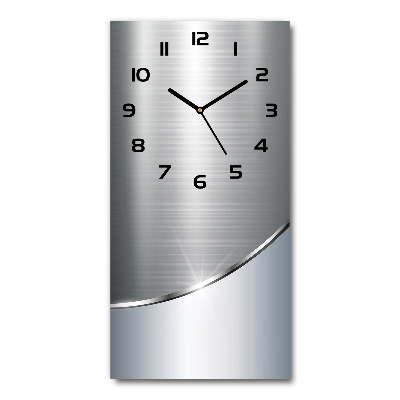 Zegar ścienny Metalowa abstrakcja