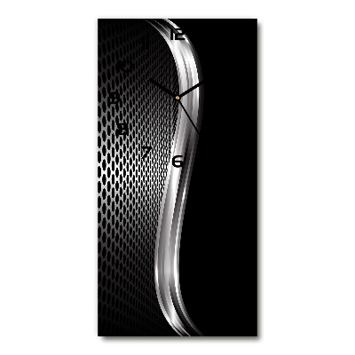 Zegar ścienny Metalowa abstrakcja