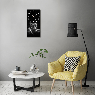 Nowoczesny zegar ścienny Tygrys
