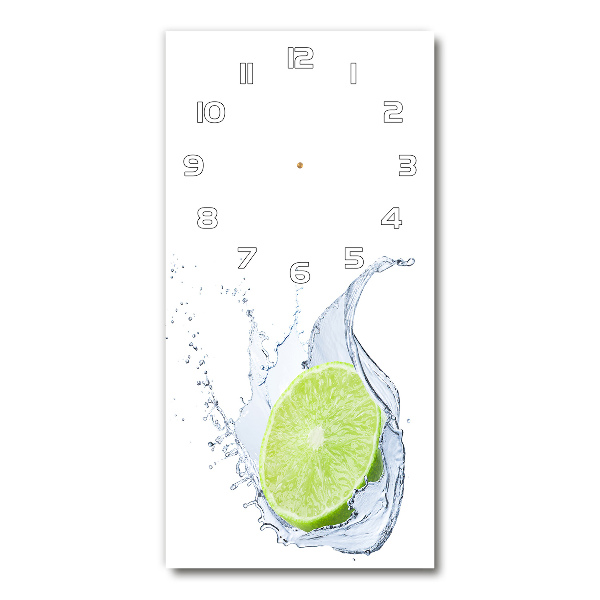Nowoczesny zegar ścienny Limonka