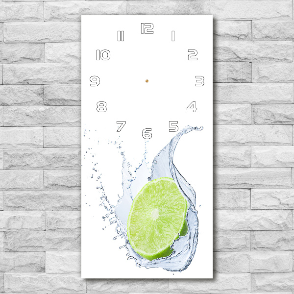 Nowoczesny zegar ścienny Limonka