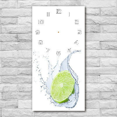 Nowoczesny zegar ścienny Limonka