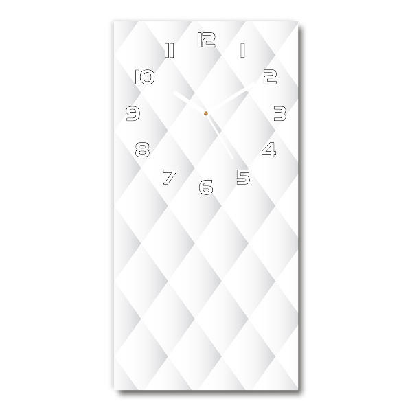 Zegar szklany ścienny Kwadraty tło