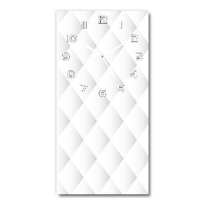 Glazen klok rechthoekige Achtergrond met vierkanten