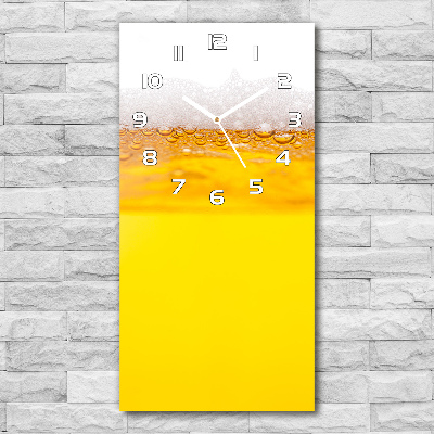 Nowoczesny zegar ścienny Piwo