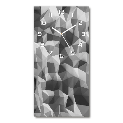 Zegar ścienny Abstrakcja trójkąty