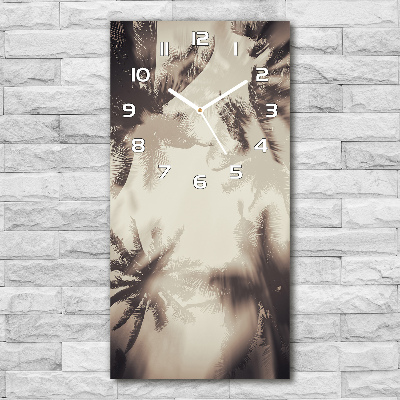 Nowoczesny zegar ścienny Palmy