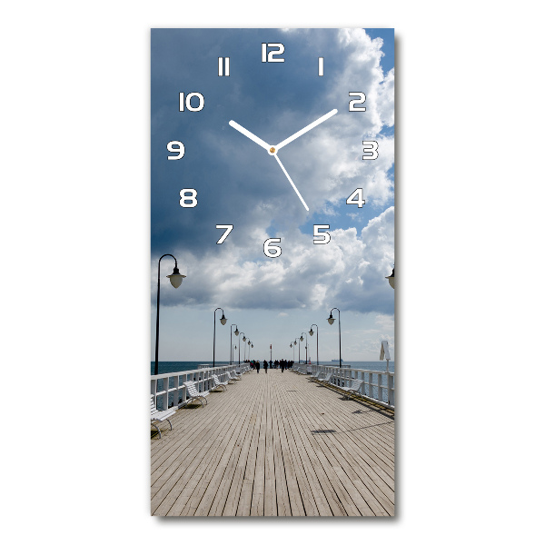 Rechthoekige glas klok Pier in Orłowo