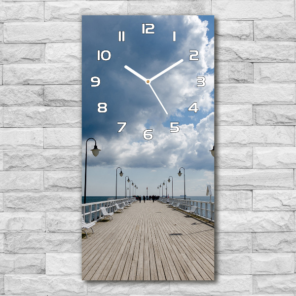 Rechthoekige glas klok Pier in Orłowo