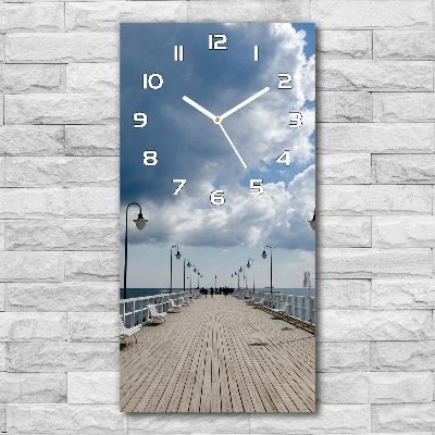 Rechthoekige glas klok Pier in Orłowo