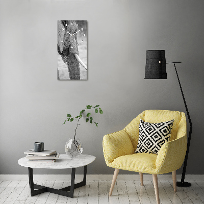 Nowoczesny zegar ścienny Słoń