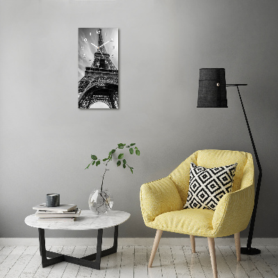 Rechthoekige glas klok Eiffeltoren Parijs