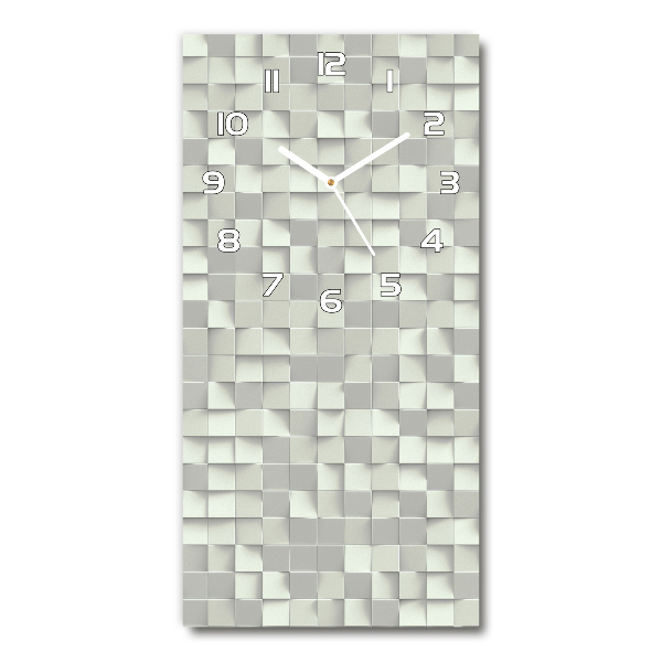 Glazen klok rechthoekige Geometrisch patroon