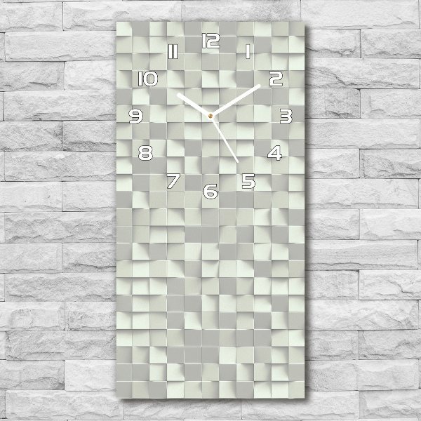 Glazen klok rechthoekige Geometrisch patroon