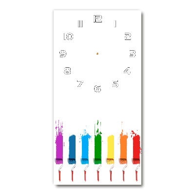 Rechthoekige glas klok Verfrollers