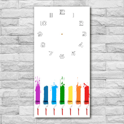 Rechthoekige glas klok Verfrollers