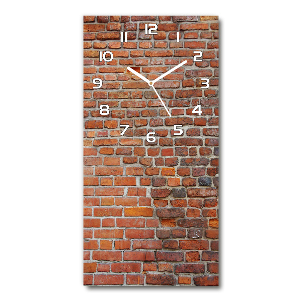 Glazen klok rechthoekige Bakstenen muur