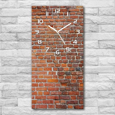 Glazen klok rechthoekige Bakstenen muur
