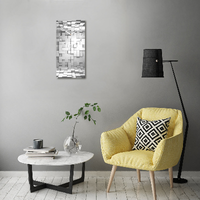 Nowoczesny zegar ścienny Sześciany