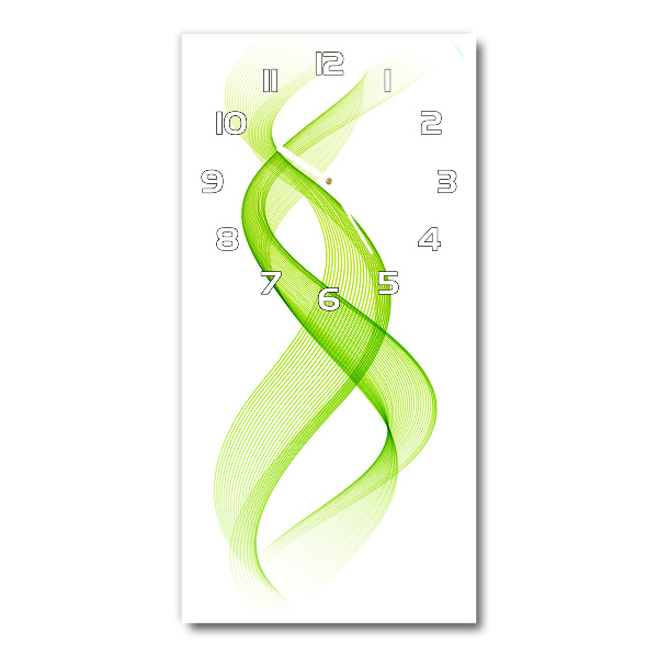 Glazen klok rechthoekige Kleurrijke golven