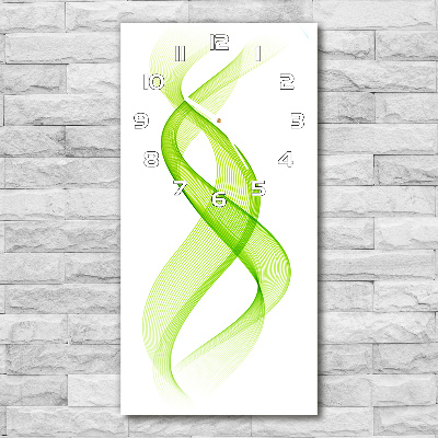 Glazen klok rechthoekige Kleurrijke golven