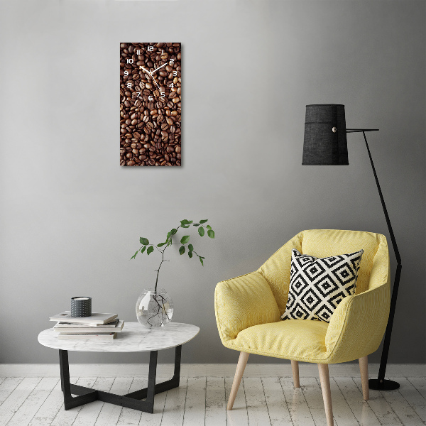 Rechthoekige glas klok Koffiebonen