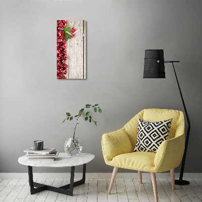 Nowoczesny zegar ścienny Wiśnie