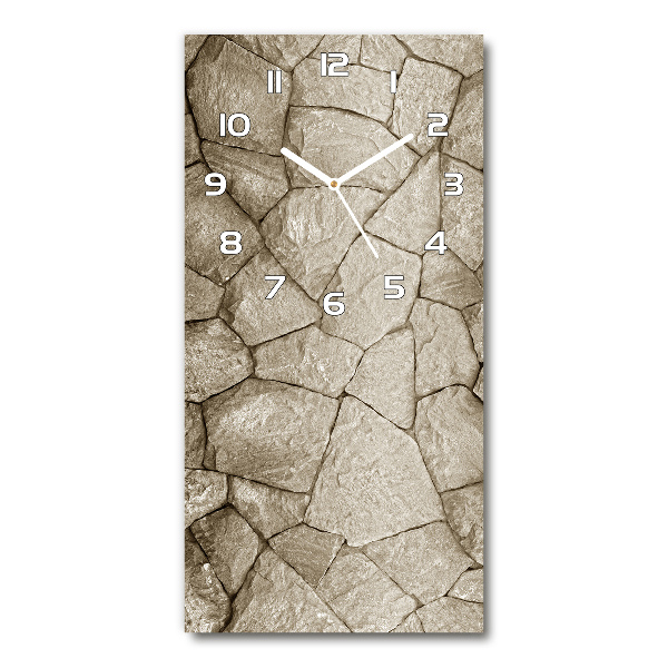 Zegar ścienny Ściana z kamienia