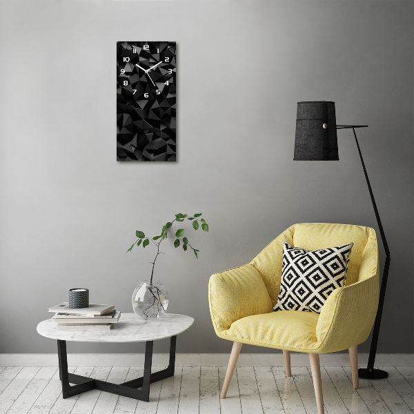 Glazen klok rechthoekige 3D-abstractie