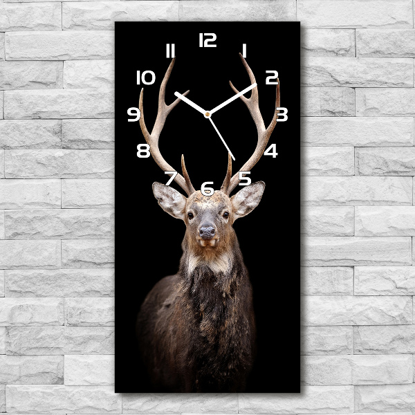 Glazen klok rechthoekige Hert