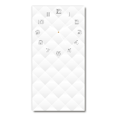 Rechthoekige glazen wandklok Abstracte achtergrond