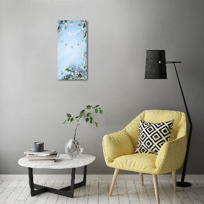 Rechthoekige glas klok Kersenbloesems