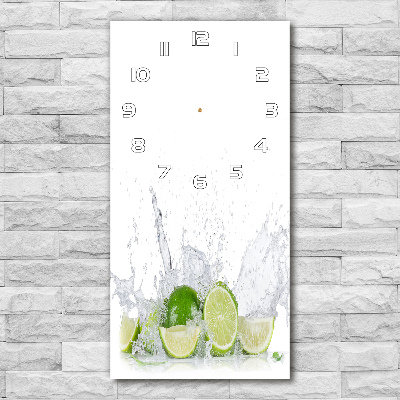 Nowoczesny zegar ścienny Limonka