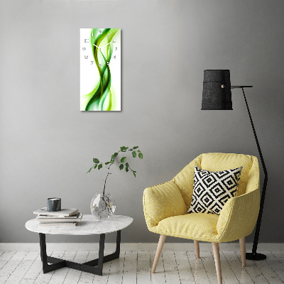 Glazen klok rechthoekige Abstracte golven